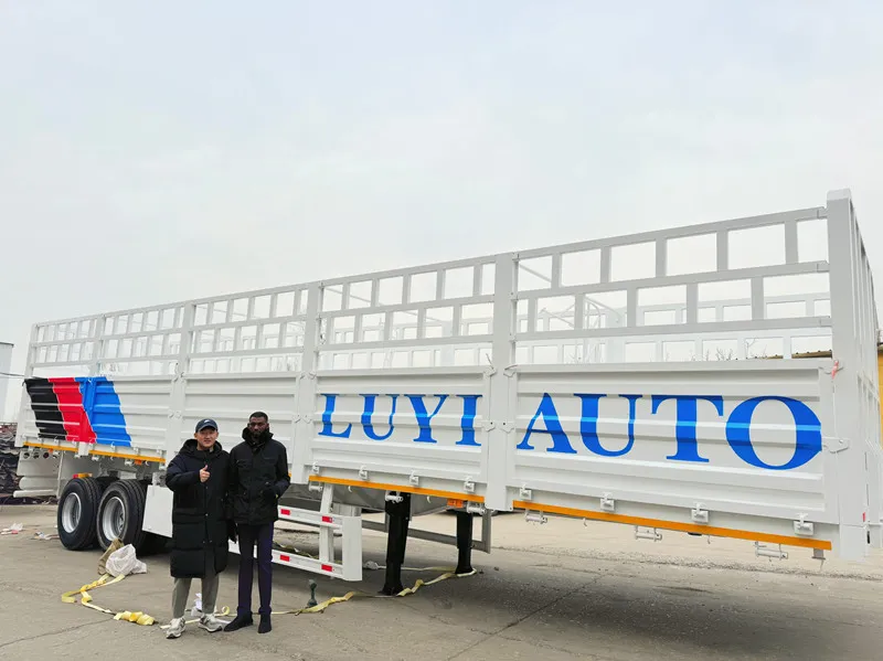 Luyi Flatbed Semi-Trailers Pomozte ambice infrastruktury Tanzanie