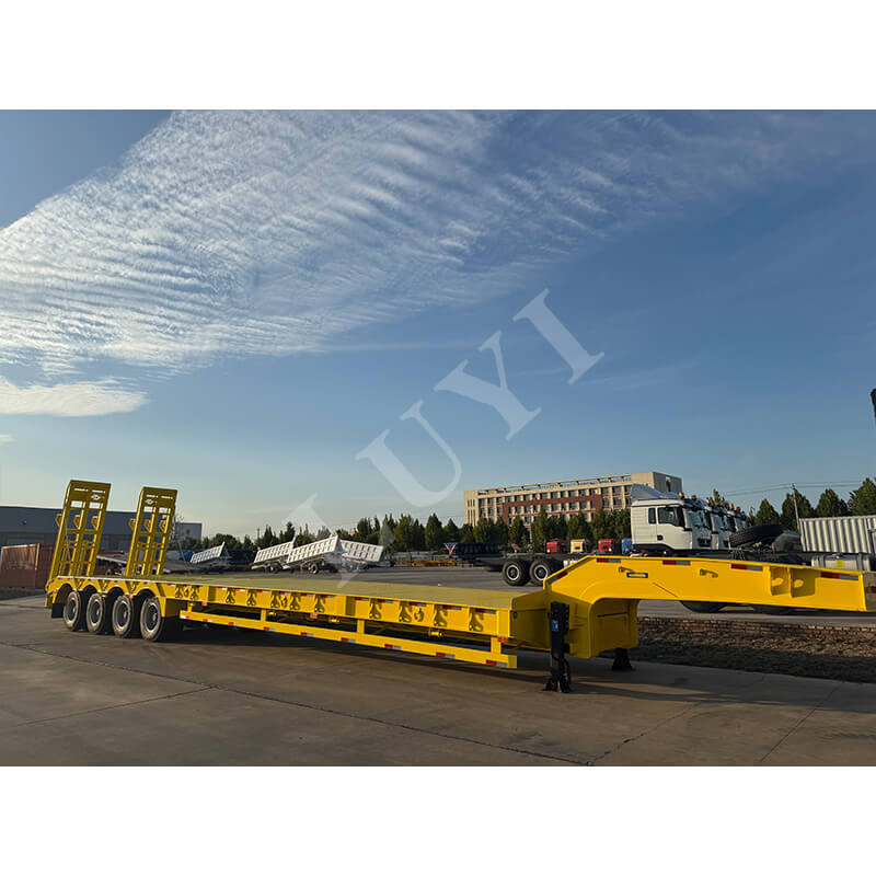 Zaměřte se na zahraniční trhy! 4nápravové valníkové návěsy Luyi s husím krkem úspěšně dodané jihoafrickým zákazníkům