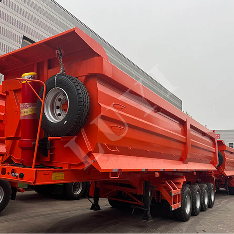 Přesně přizpůsobený místním potřebám byl 4nápravový sklápěcí návěs úspěšně dodán zambijskému zákazníkovi