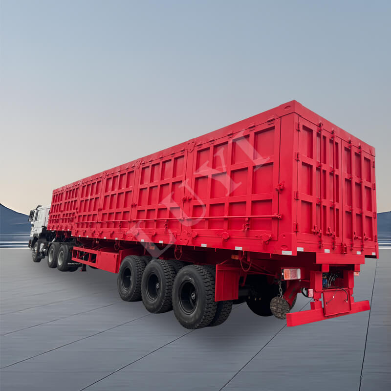 3nápravový návěs s výklopnou boční stěnou 60-80 tun