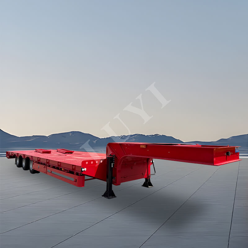 3nápravový 80tunový návěs s nízkým podvozkem