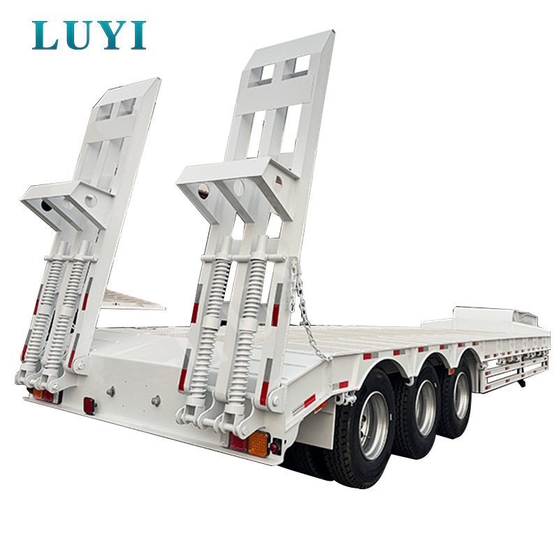 Přepravní 3nápravové rypadlo 40 tun Lowboy Lowbed Trailer