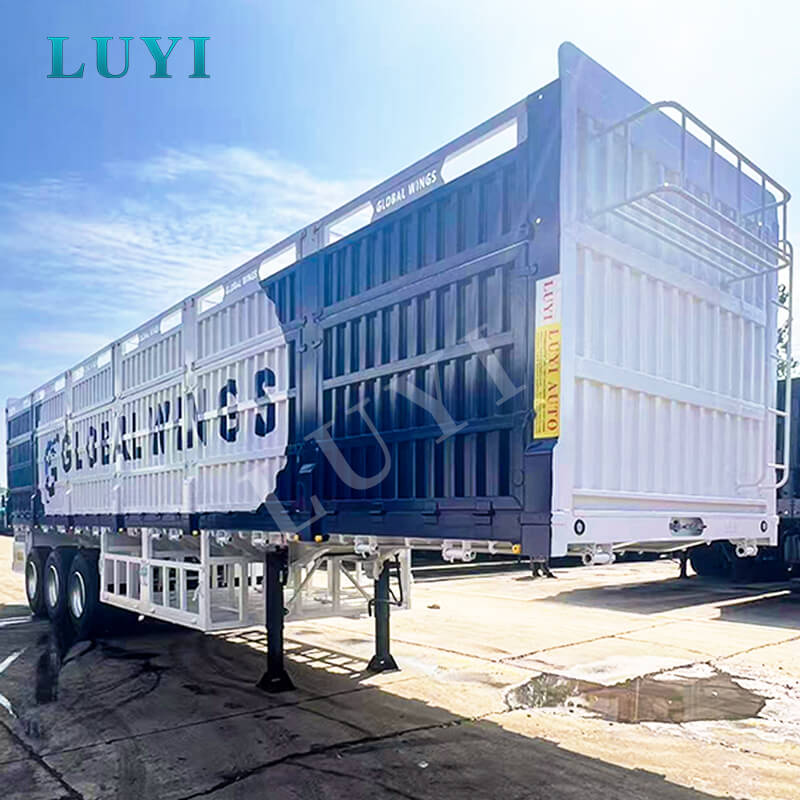 3-nápravový těžký 100tunový odnímatelný vysokostranný návěs