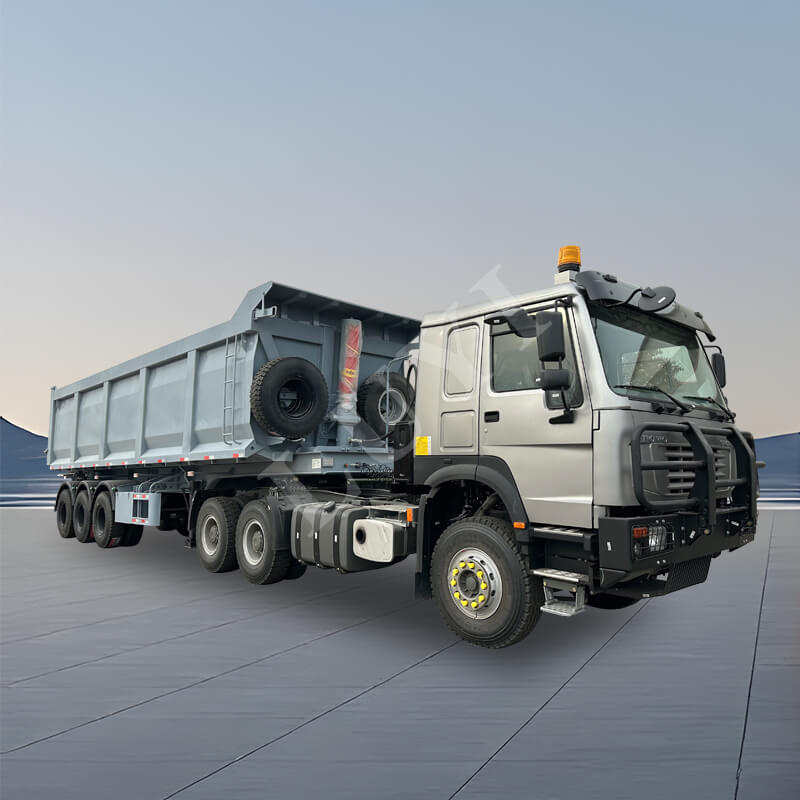 3 Třínápravový nákladní přívěs s bočním sklápěním ve tvaru U