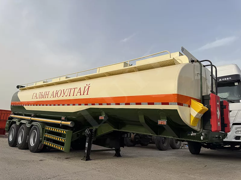 35000 litrů 3 olejový olej benzínové tanker ocelový přívěs