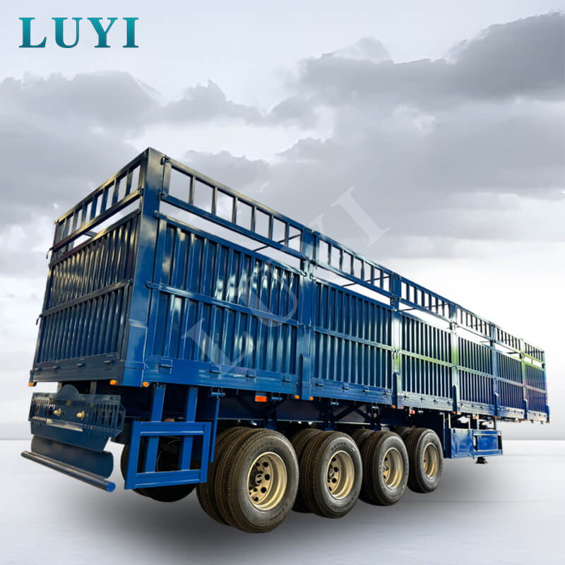 4nápravový boční sklápěcí kůlový návěs