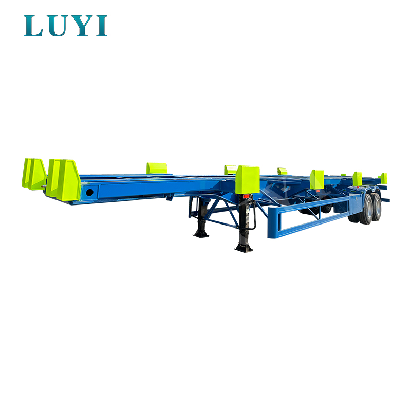 Skeletový návěs pro přepravu dokovacích kontejnerů 60 tun