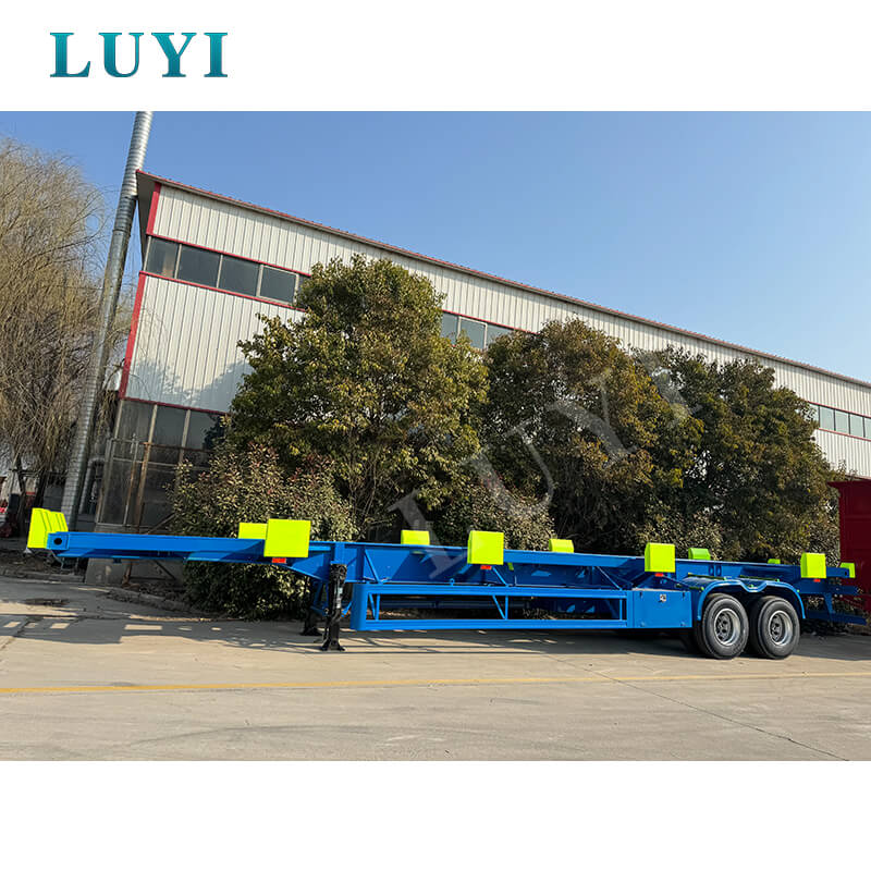 Prodám skeletový návěs pro přepravu dokovacích kontejnerů 60 tun