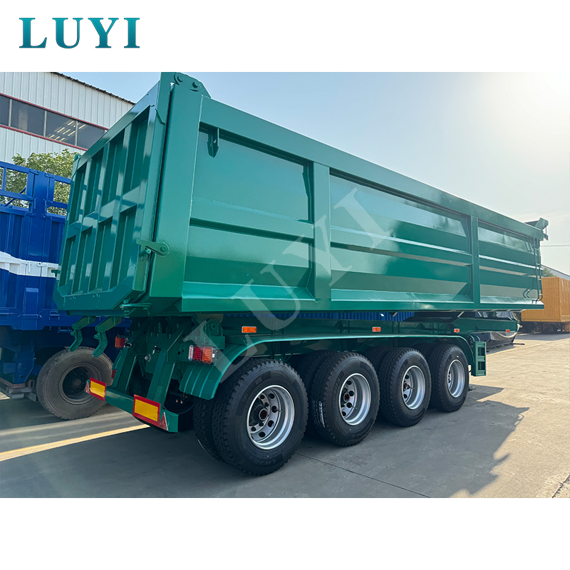 Zvýšení užitečného zatížení pro Ugandu: Jak čtyřnápravové sklápěcí přívěsy LUYI pohánějí stavební a těžební efektivitu