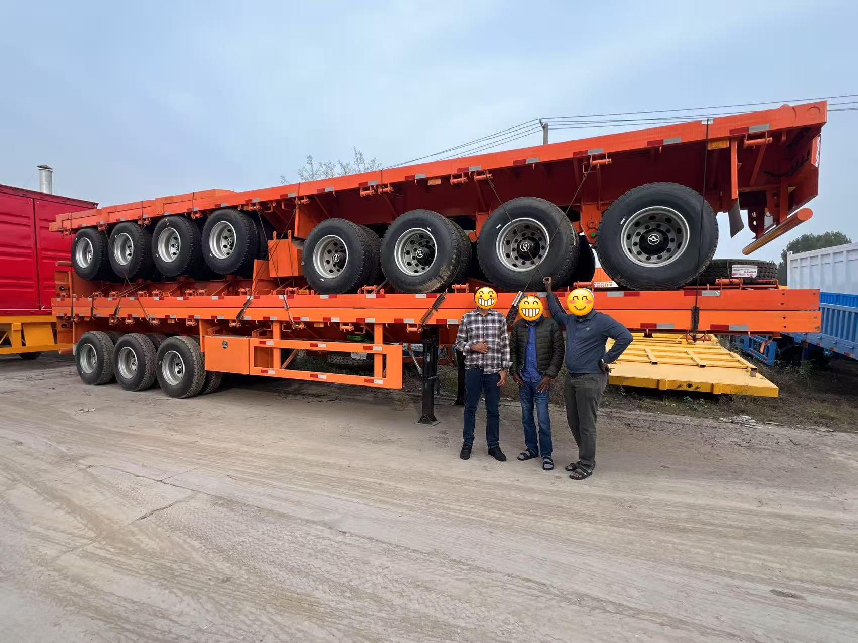 Jak společnost LUYI pomohla tanzanskému logistickému klientovi upgradovat regionální nákladní dopravu pomocí 3 valníkových přívěsů