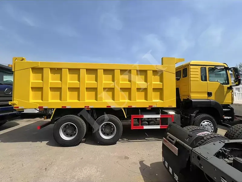 Yellow HOWO Dump Truck