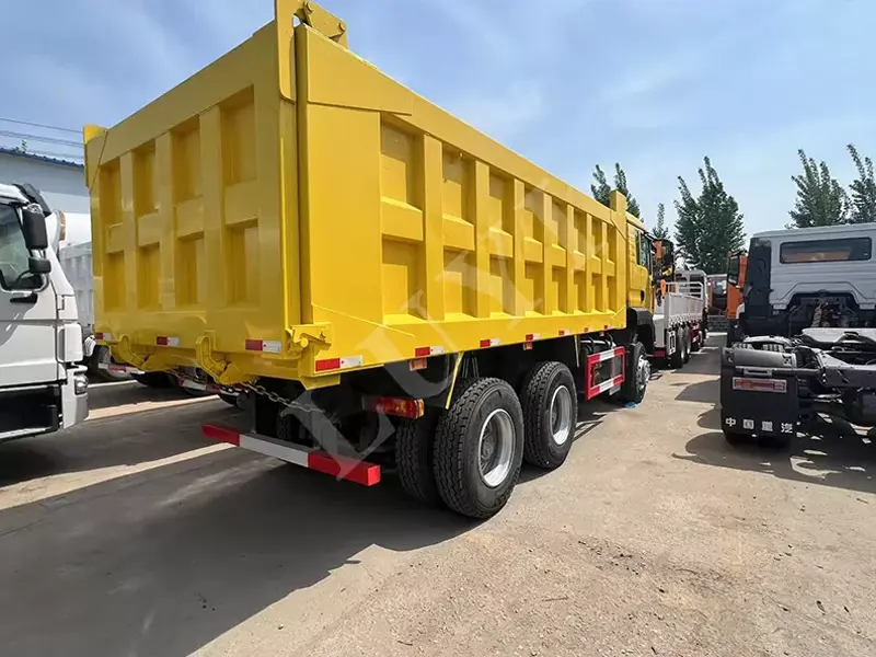 Yellow HOWO Dump Truck