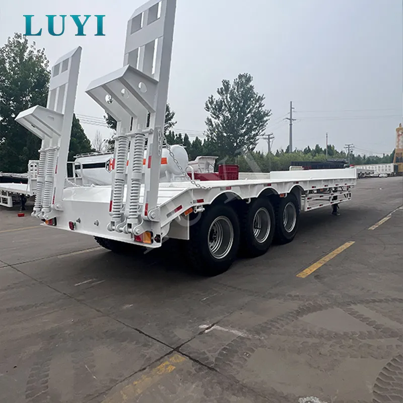 lowbed semi trailer