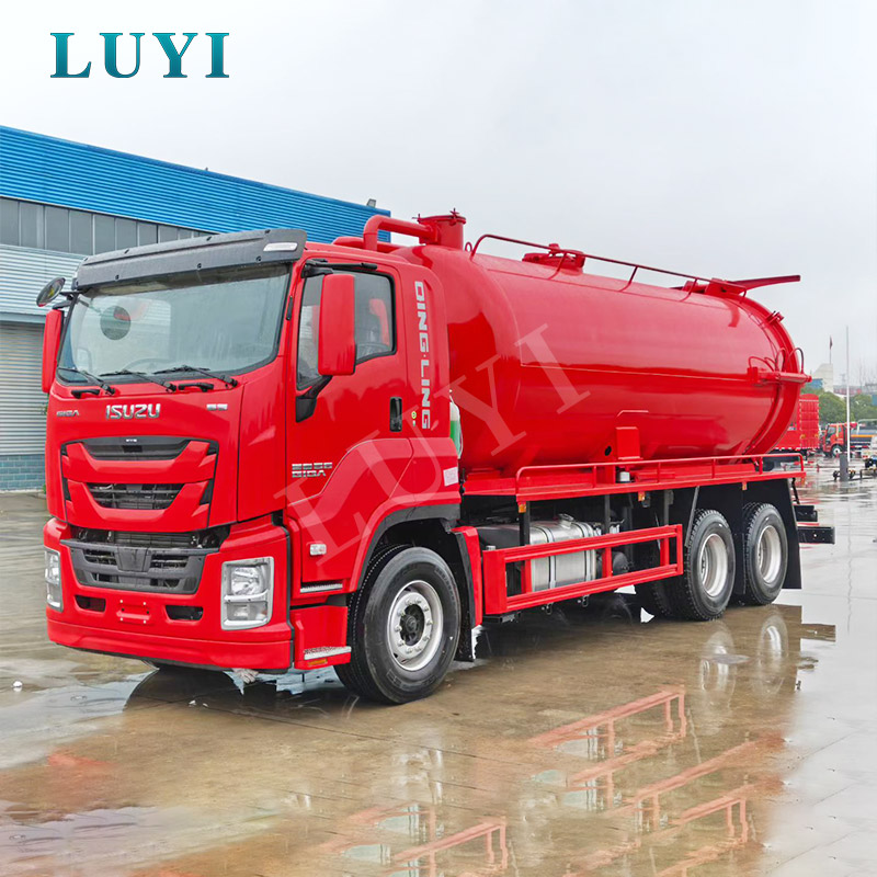 ISUZU GIGA 6×4 20CBM Sací vůz na kanalizaci pro komunální sanitaci a přepravu kalů