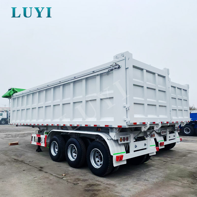 LUYI 3nápravový 80-100 tun zadní sklápěcí návěs