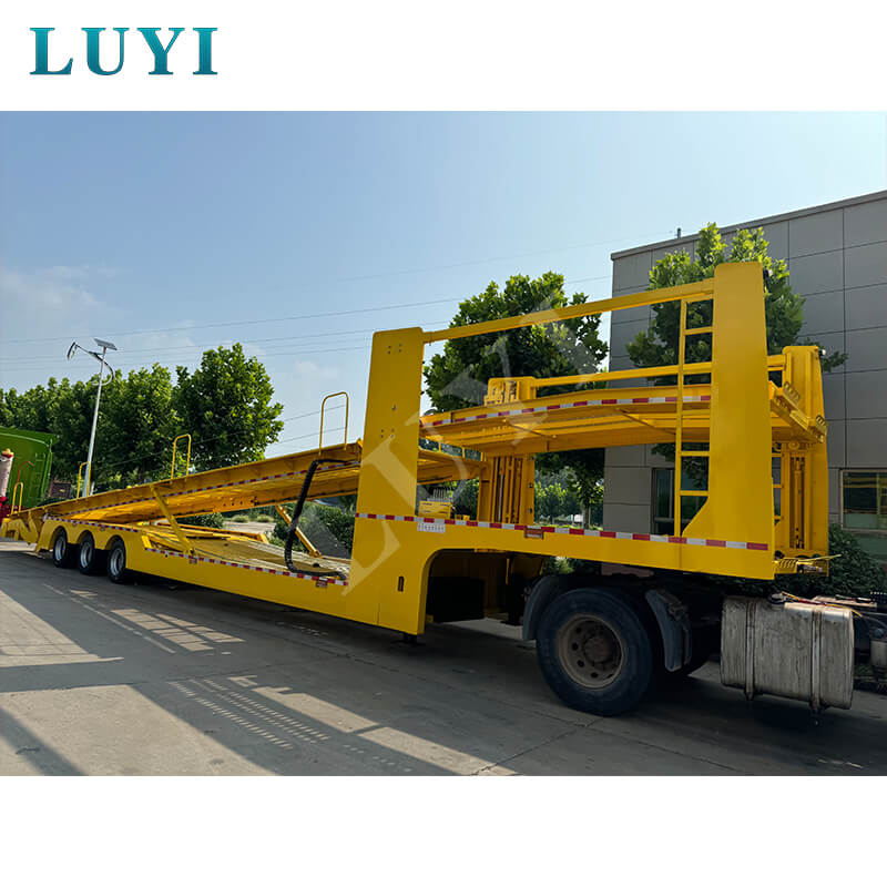 LUYI 4 Axles10 Car Hauler Trailer 40ft na prodej