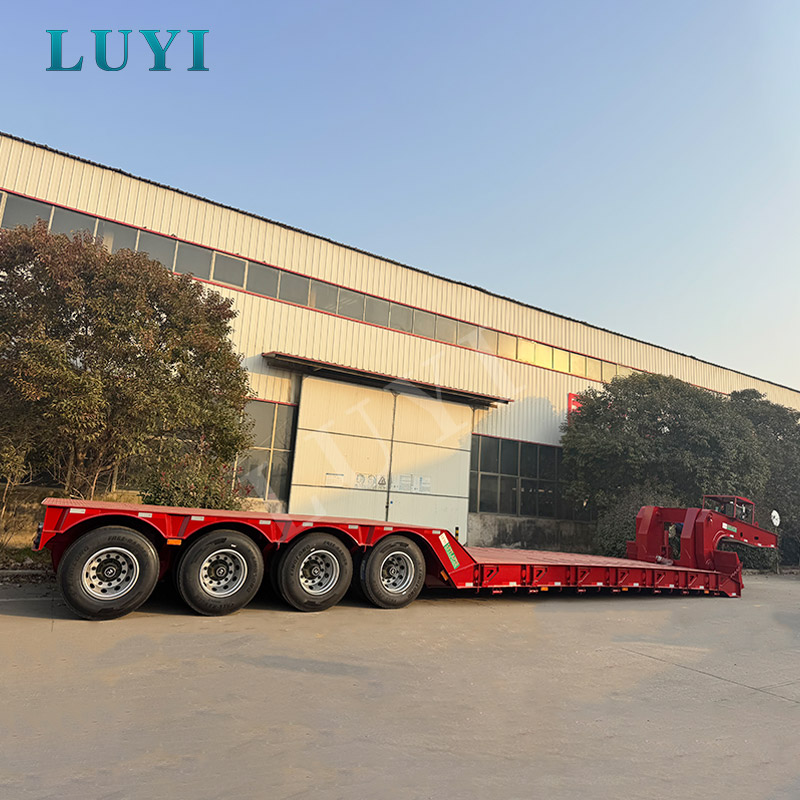 LUYI dodává přizpůsobené odnímatelné hydraulické přívěsy s husím krkem do Surinamu