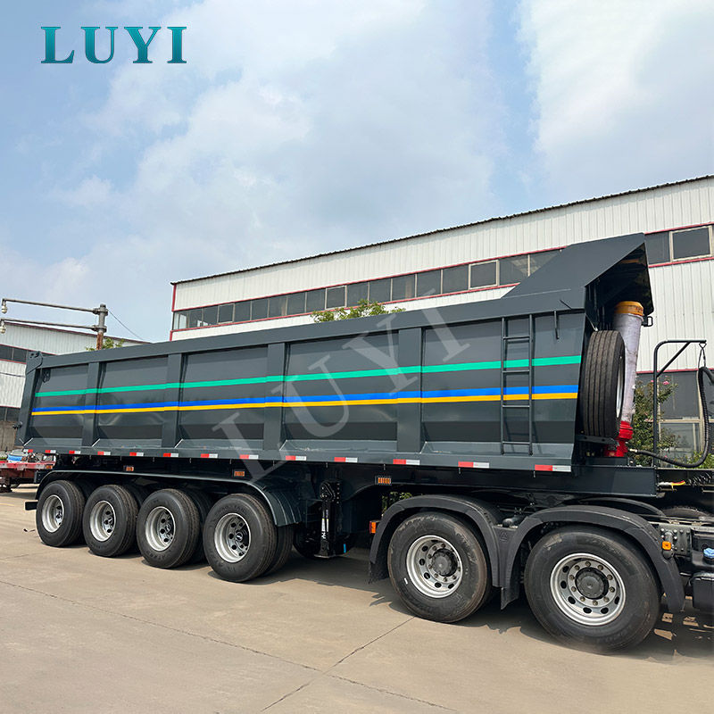 LUYI Heavy-Duty End dump Trailer: Vyrobeno pro neutuchající výkon