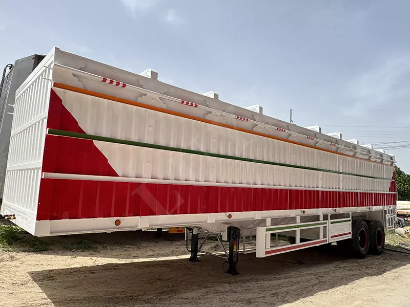 Populární styl Flatbed Semi-Trailer