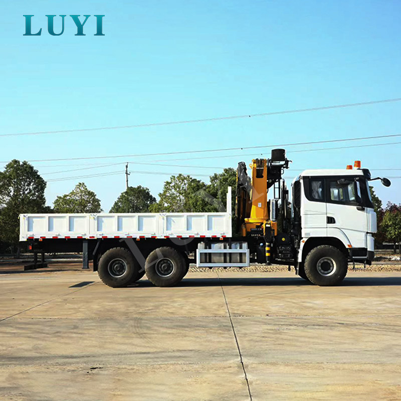 Shacman 4-nápravový jeřábový vozík s kloubem řízení 25 tun CE stavební certifikace