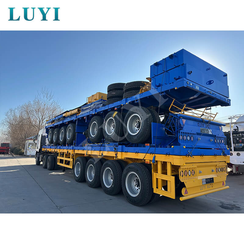 Třínápravový 40stopý valník kontejnerový návěs Třínápravový 40stopý valník kontejnerový návěs